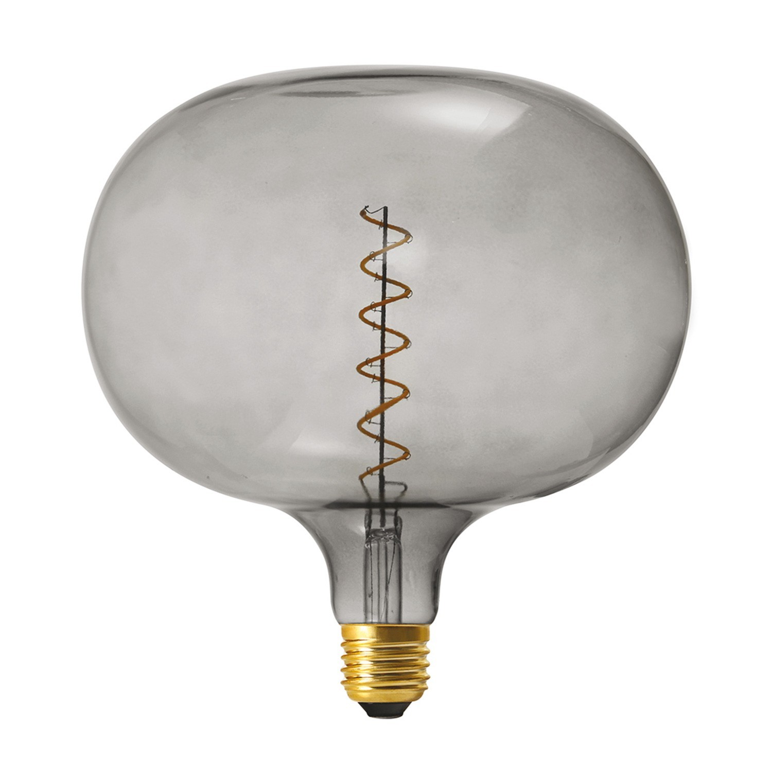 Žárovka LED XXL - šedý kámen z kolekce Pastel, spirálové vlákno 4W E27 stmívatelná 2100K