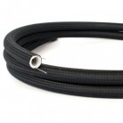 Creative-Tube - ohebná trubice potažená černou hedvábnou tkaninou RM04, průměr 20 mm