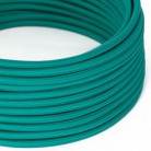 Hedvábný textilní elektrický kabel, RM71 Tyrkysový