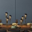 Alzaluce - Kovová stolní lampa
