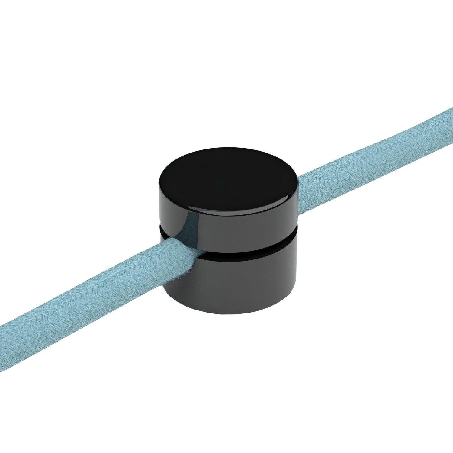 Univerzální nástěnná kabelová svorka pro textilní kabely pro osvětlení 2x0,75 a 3x0,75 - 2 ks