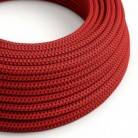 Hedvábný textilní elektrický kabel, RT94 "Red devil"