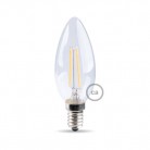 Žárovka s LED vláknem Olive 4,5W E14 Průhledná 2700K